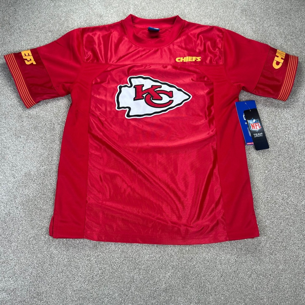 NFL Ultra Game Kansas City Chiefs Youth Jersey Red Size 18-20 XL New With Tags